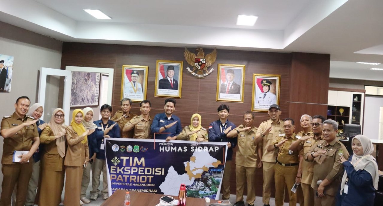 Tim Ekspedisi Patriot Unhas Paparkan Rencana Penyusunan FS Kawasan Ekonomi Transmigrasi di Sidrap