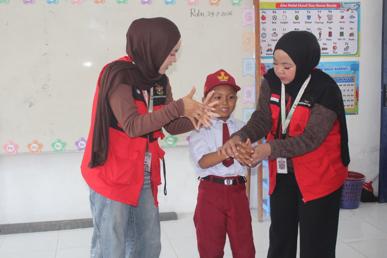 Program GERCEP CTPS KKN-PK Unhas Tingkatkan Kesadaran Siswa SDN 4 Allakuang Cegah Diare