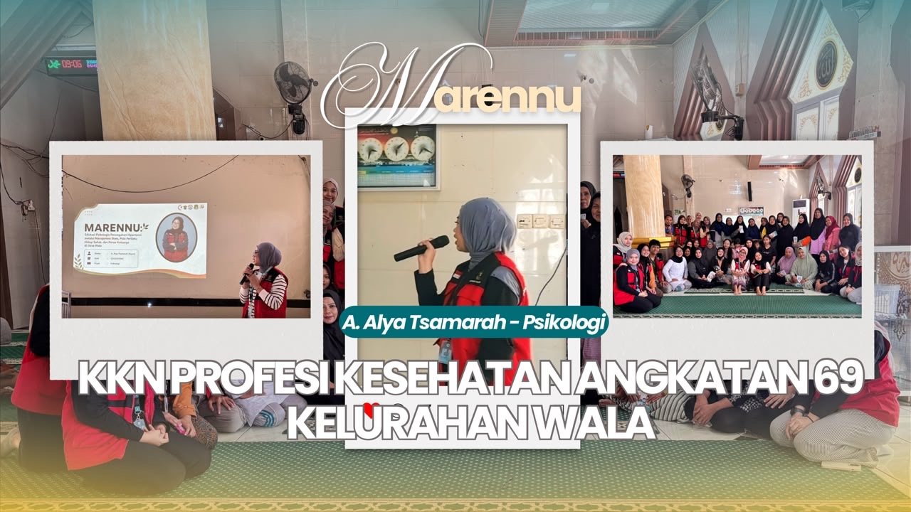 Warga Wala Kenali Hubungan Stres dan Hipertensi Lewat Program MARENNU KKN Unhas