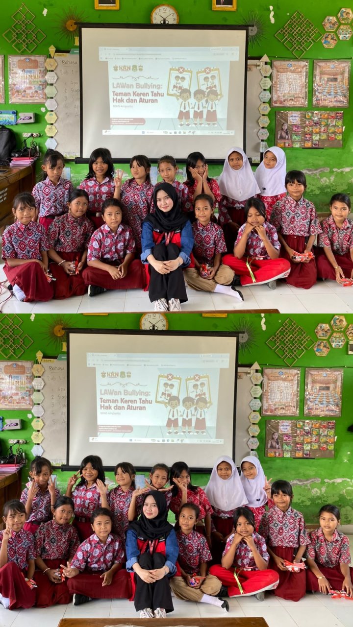 LAWan Bullying! KKN-T Unhas Bekali Siswa SDN 5 Amparita Berani Bela Teman dan Pahami Hak