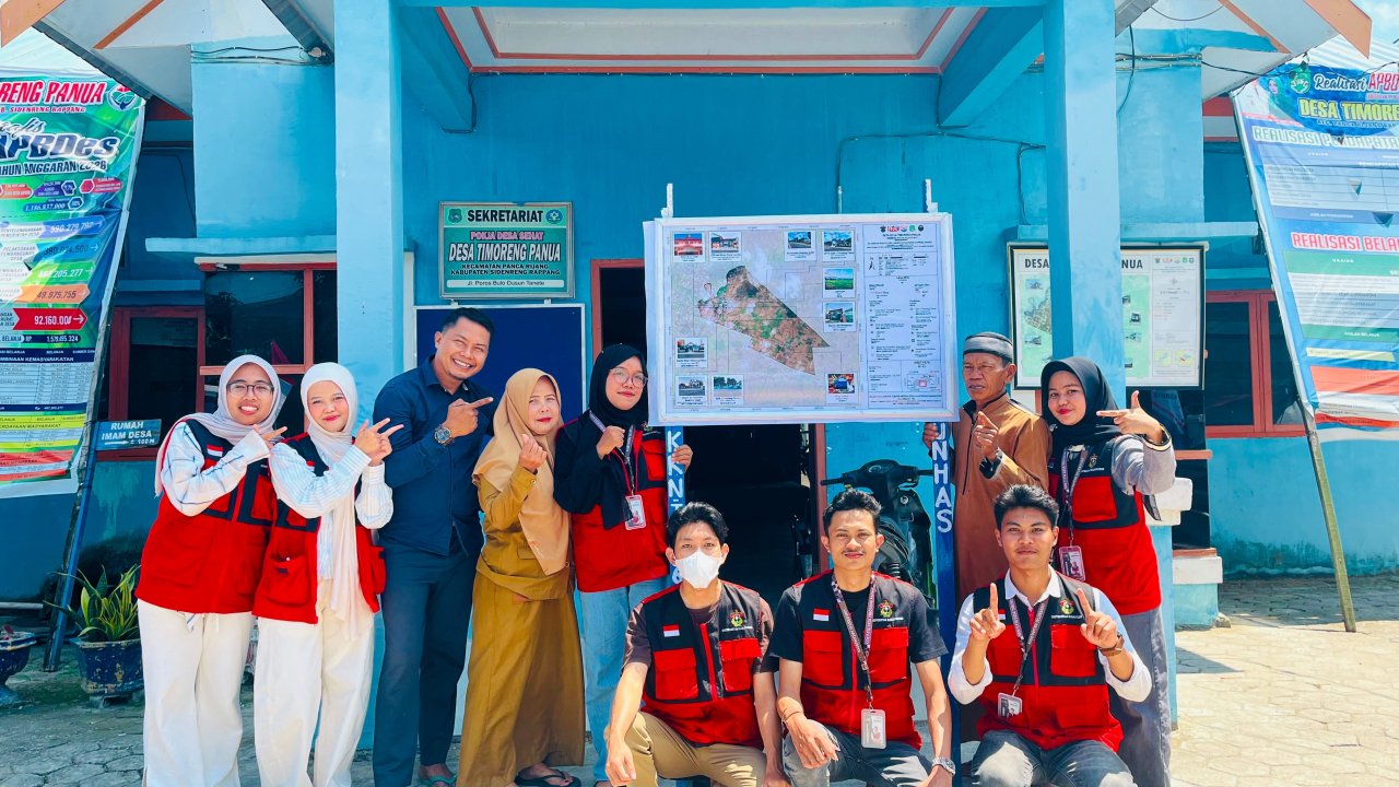 Desa Timoreng Panua Miliki Peta Administrasi Tiga Bahasa, Mudahkan Akses Informasi Wilayah