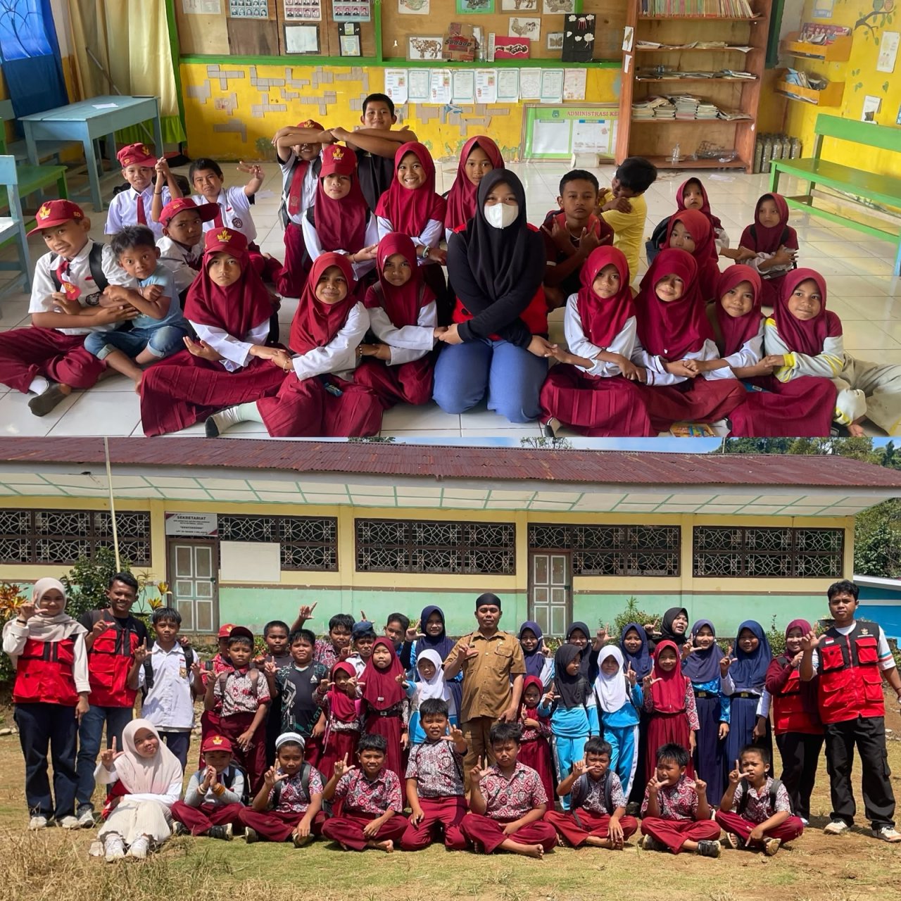 JELAJAH Mahasiswa KKN Unhas Dekatkan Dunia kepada Siswa Desa Lombo