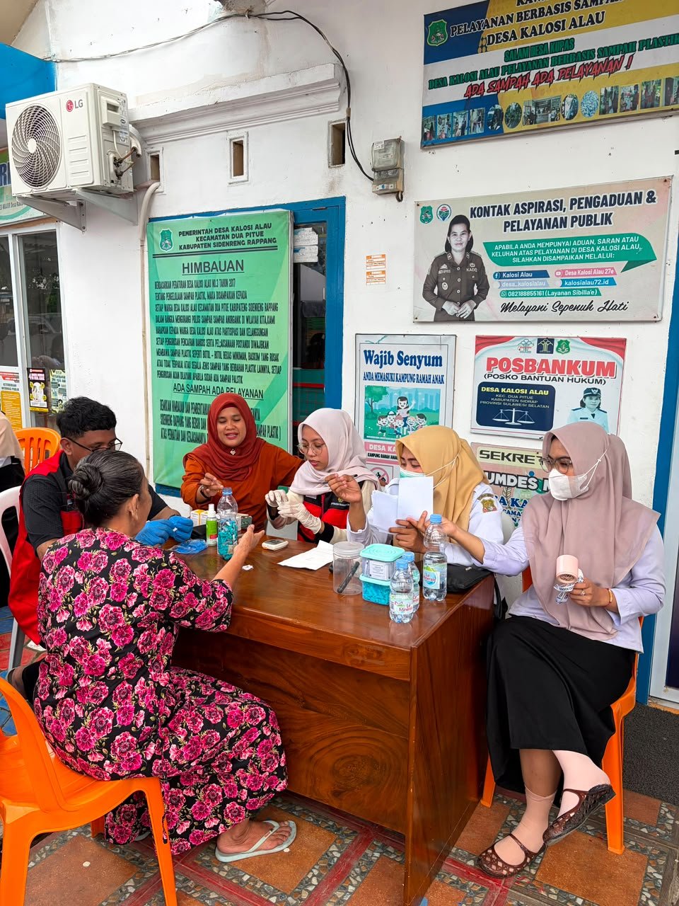 GEDAR GEDOR di Kalosi Alau, Mahasiswa KKN Unhas Gaungkan Pentingnya Deteksi Dini Asam Urat dan Kolesterol