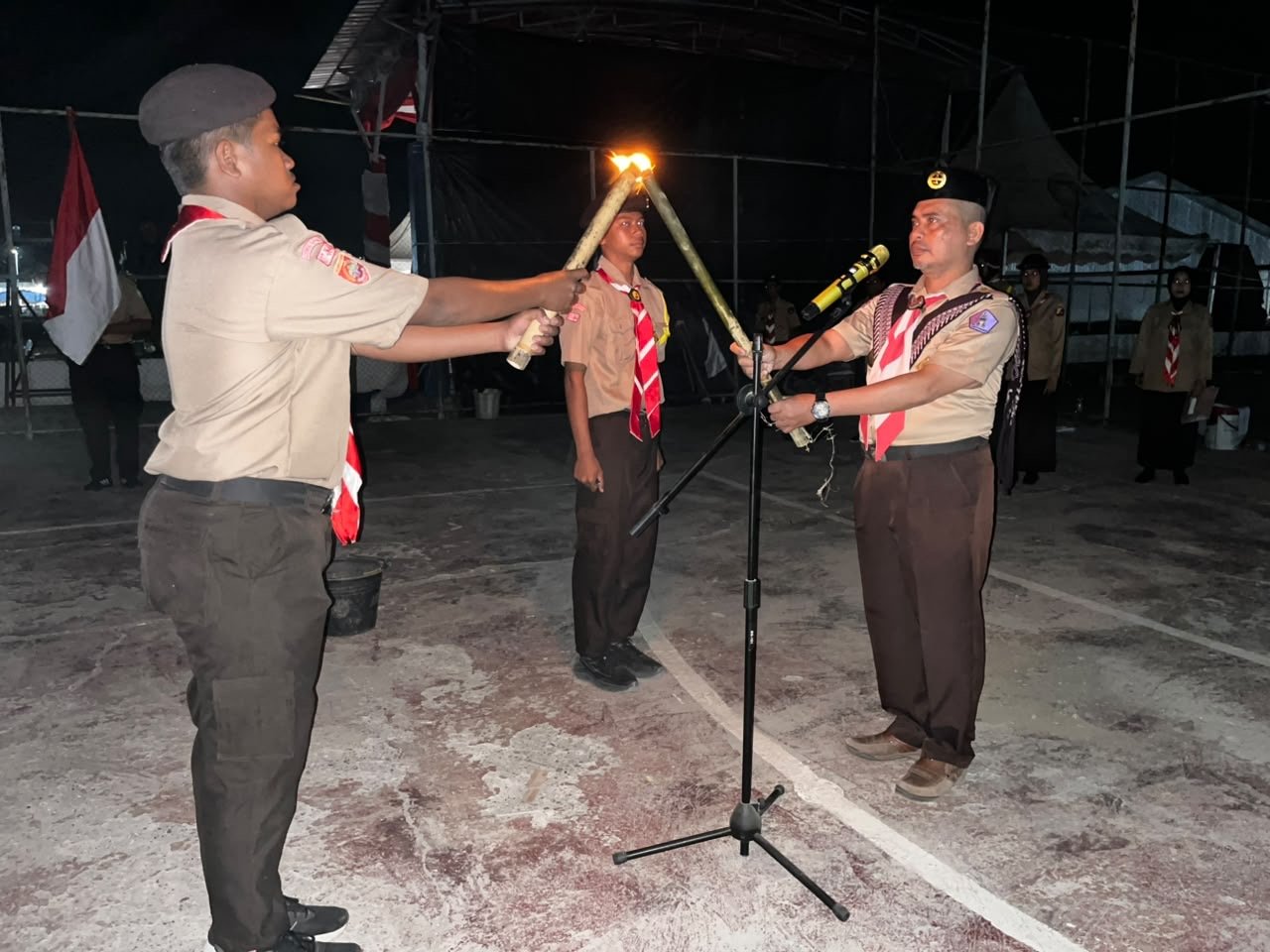 Malam Renungan dan Ulang Janji, Pramuka Sidrap Teguhkan Semangat Pengabdian