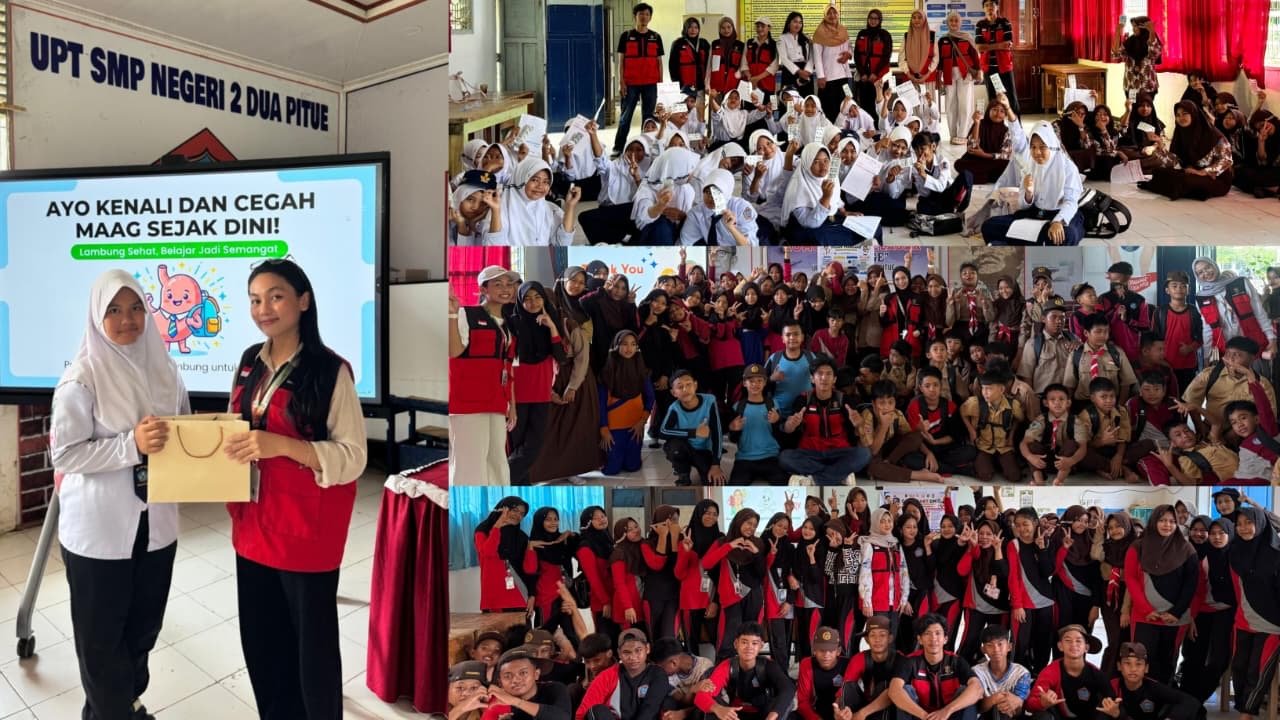 Lewat Rangkaian Edukasi, KKN-PK Unhas Bangun Kesadaran Kesehatan Remaja di SMP 2 Dua Pitue