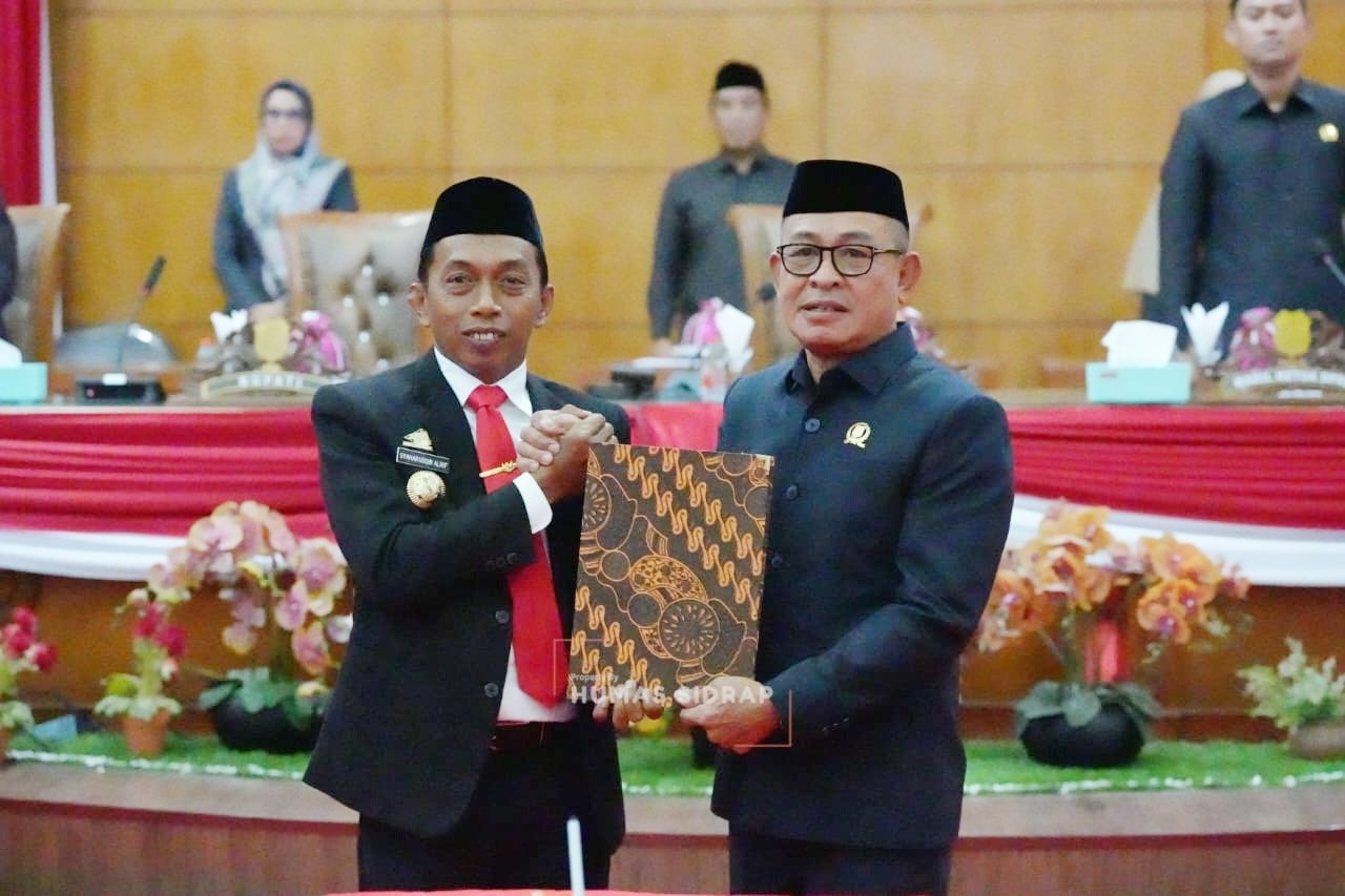 Komitmen Wujudkan Target Pembangunan, DPRD dan Pemkab Sidrap Sepakati KUA-PPAS APBD 2027
