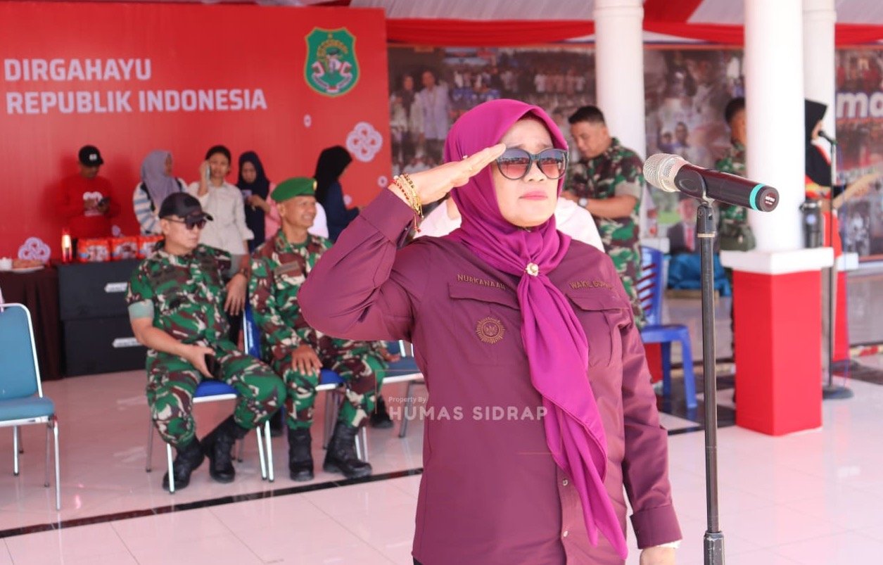 Wabup Nurkanaah Pimpin Gladi Bersih Jelang Upacara Kemerdekaan