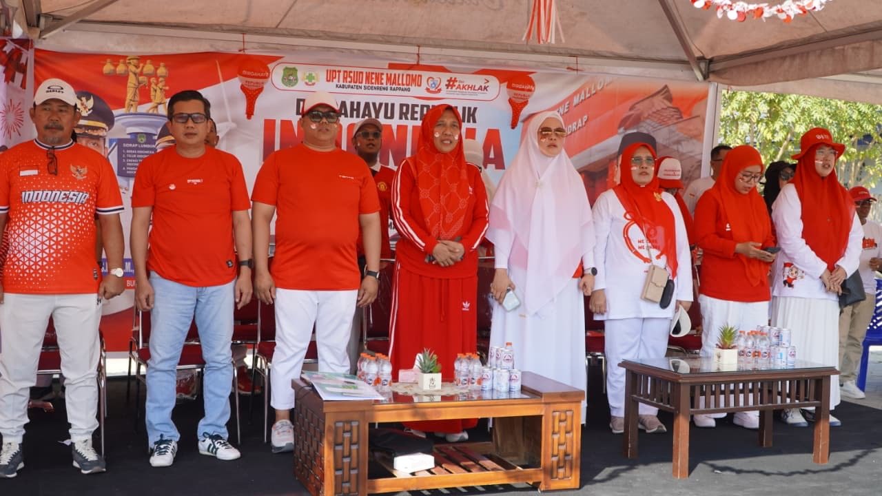Rayakan Hari Kemerdekaan, RSUD Nene Mallomo Bangun Semangat Bersama untuk Pelayanan Lebih Baik