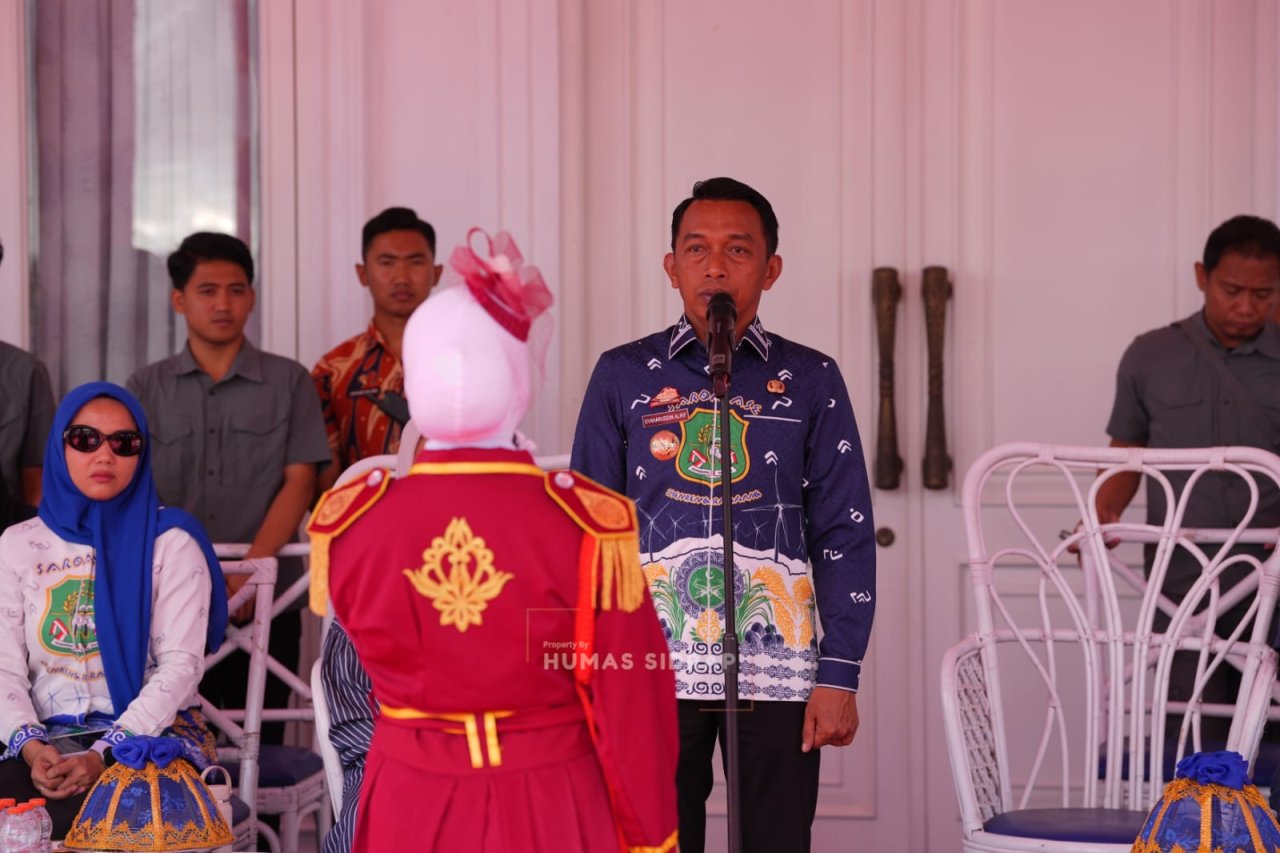 Atraktif, Para Juara Kecamatan Adu Kreativitas di Gerak Jalan Indah Tingkat SMP se-Sidrap