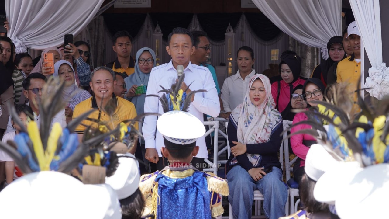Dilepas Bupati Syaharuddin, 31 Polisi Cilik Sidrap Siap Berkompetisi di Kabupaten Bone