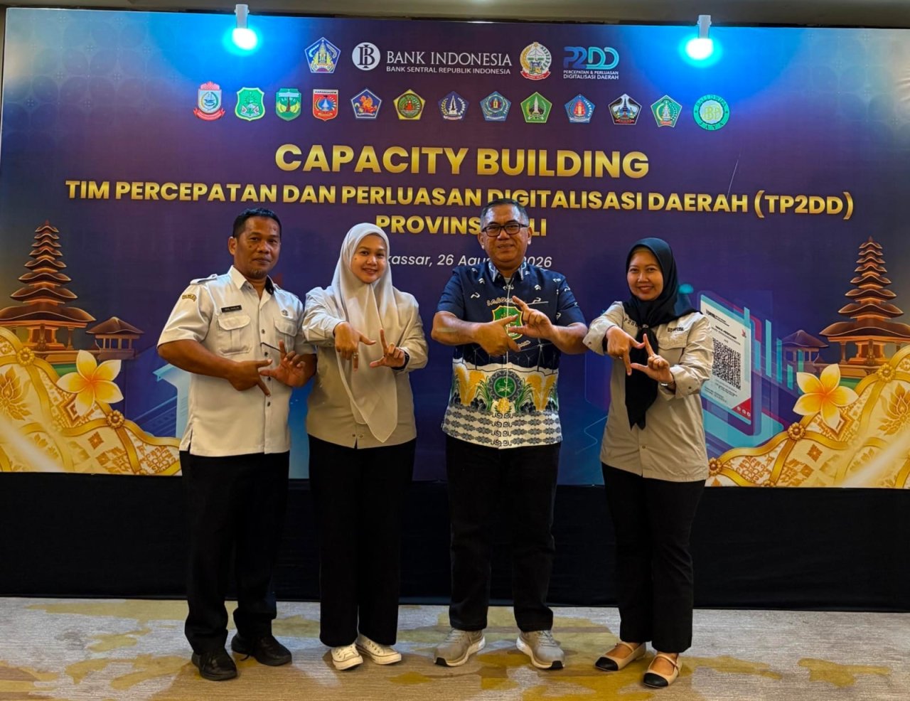 Sidrap Bagikan Praktik Baik Digitalisasi Penerimaan Daerah dalam Capacity Building TP2DD Bali