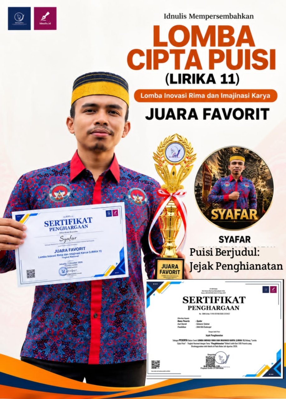 Dari Desa Anabannae, Syafar Menembus Kompetisi Lewat Karya Digital