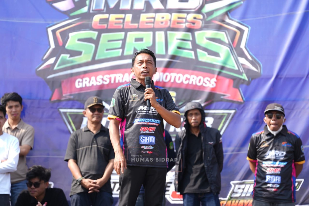 181 Peserta Ramaikan MRD Celebes Series Grasstrack dan Motocross di Sidrap