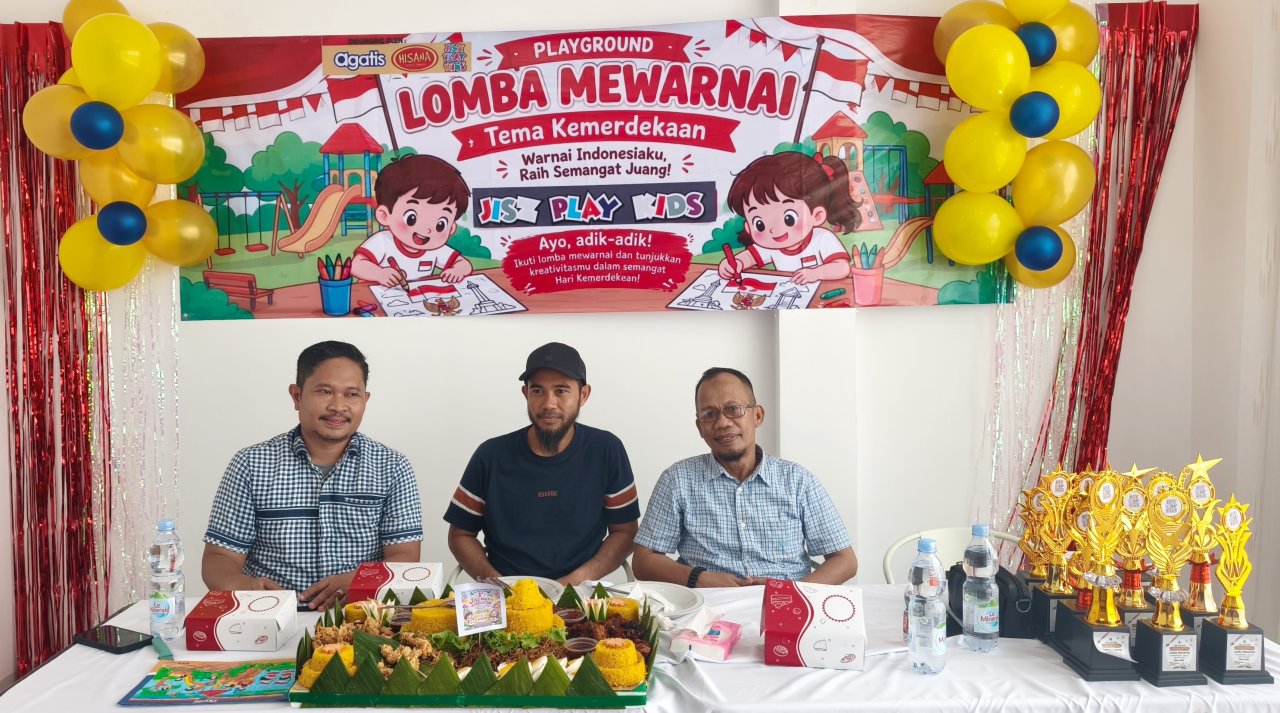 Semarak Anniversary JISZ Play Kids, Anak-Anak Sidrap Tuangkan Kreativitas Lewat Warna