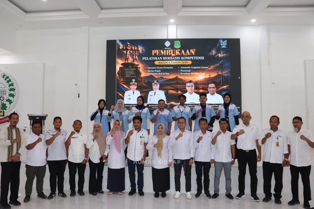 PBK Batch IV Sidrap Diikuti 64 Peserta, Siapkan Tenaga Kerja Kompeten dan Wirausaha Baru