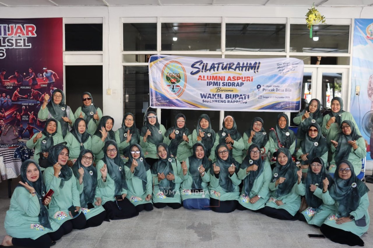 Alumni Aspuri IPMI Makassar Temu Kangen di Rumah Jabatan Wakil Bupati Sidrap