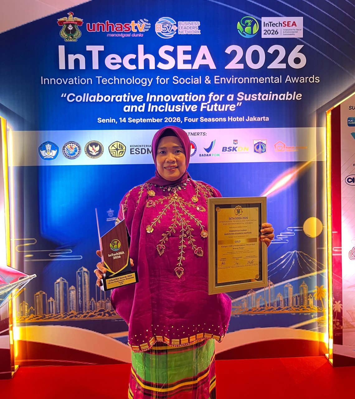 Pemkab Sidrap Raih InTechSEA 2026, Apresiasi atas Inovasi Pemberdayaan Masyarakat