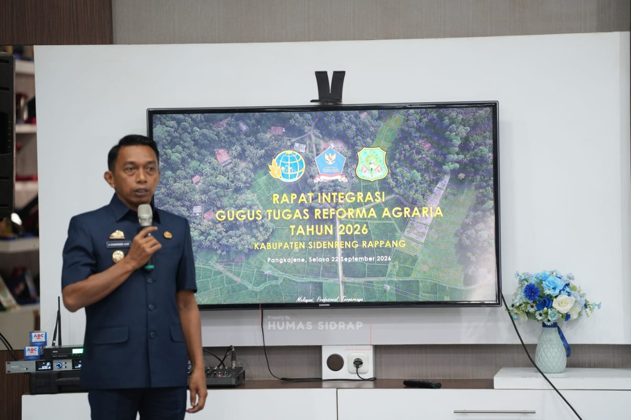 GTRA Sidrap Bahas Pemanfaatan Tanah Terlantar untuk Kesejahteraan Masyarakat