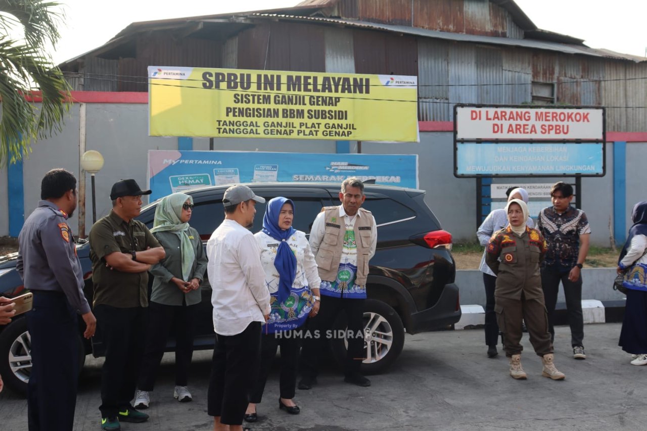 Pastikan Ganjil-Genap Berjalan Efektif, Pemkab Sidrap Intensifkan Pengawasan SPBU