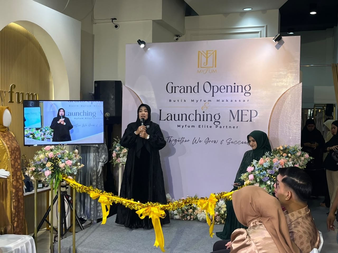 Dukung Pemberdayaan Ekonomi Kreatif, Wabup Nurkanaah Hadiri Peluncuran Myfum Elite Partner