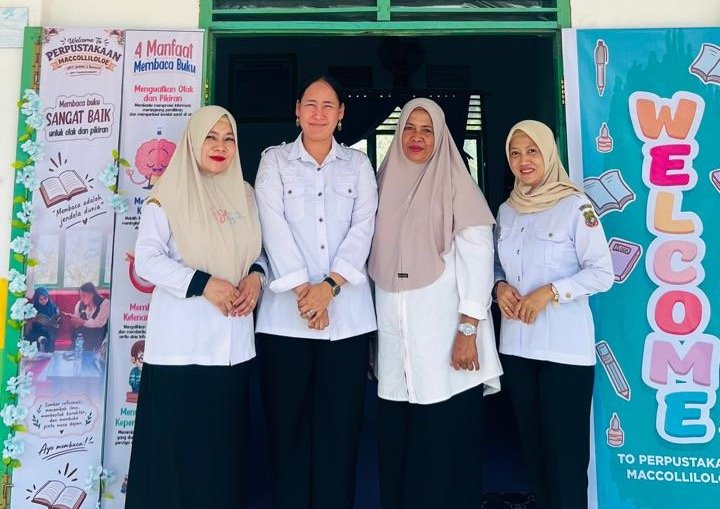 DPK Sidrap Dampingi SMPN 2 Baranti Terapkan Otomasi Perpustakaan Berbasis INLISLite