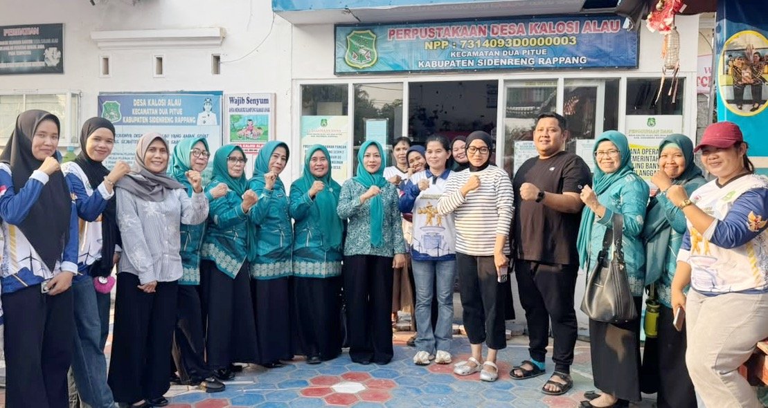 TP PKK Sidrap Dampingi Desa Kalosi Alau Menuju Penjaringan Desa Berprestasi Nasional 2026