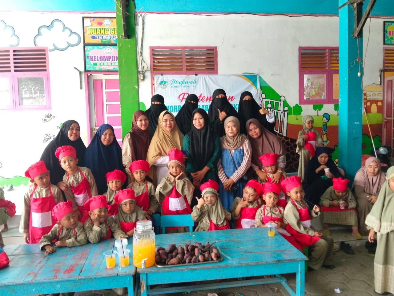 Lewat Cooking Class, Anak-anak TK Al Iman Uluale Belajar Mengenal Kebutuhan Pangan