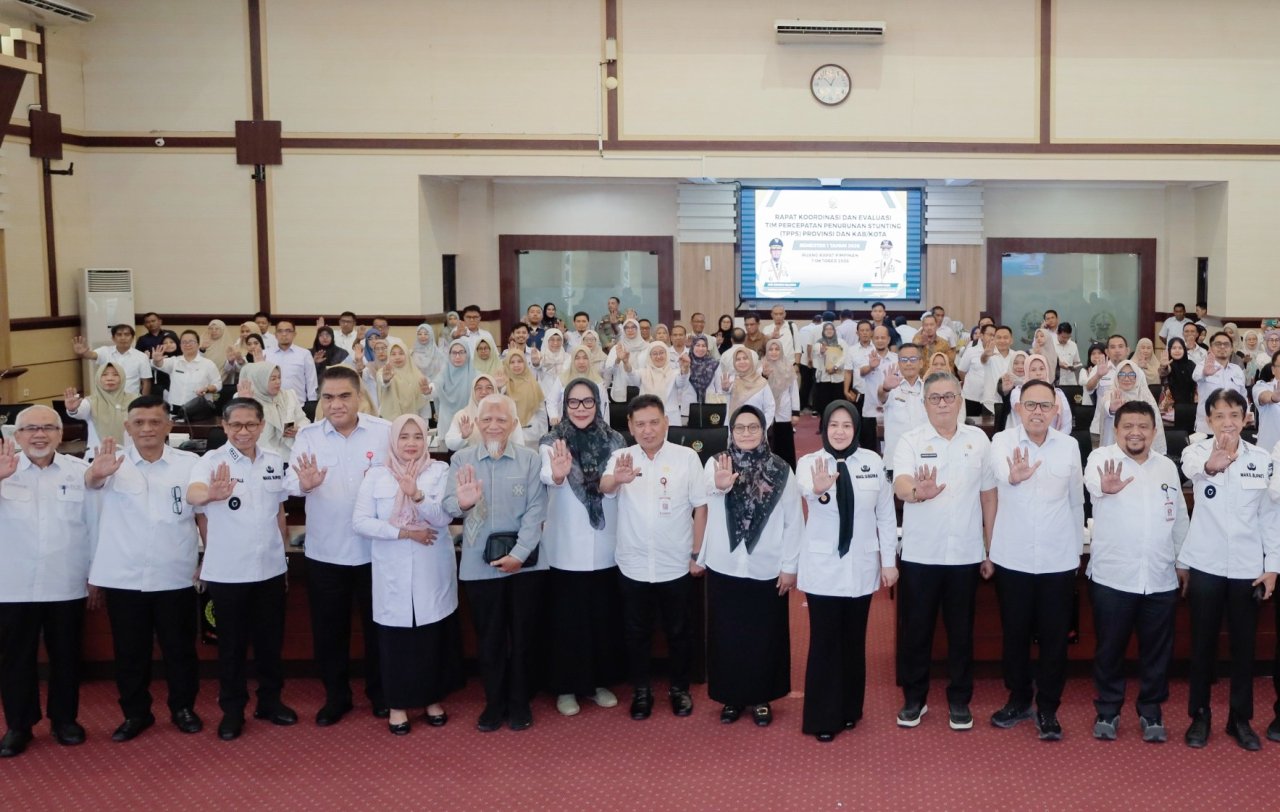 Evaluasi Semester I Jadi Bahan TPPS Sidrap Tingkatkan Intervensi Stunting
