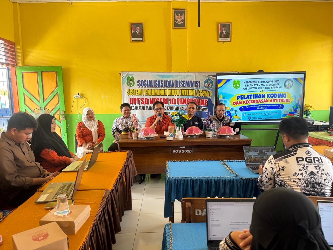 KKG Gugus 2 KINCIR ILMU Latih Guru Sidrap Kuasai Koding dan AI