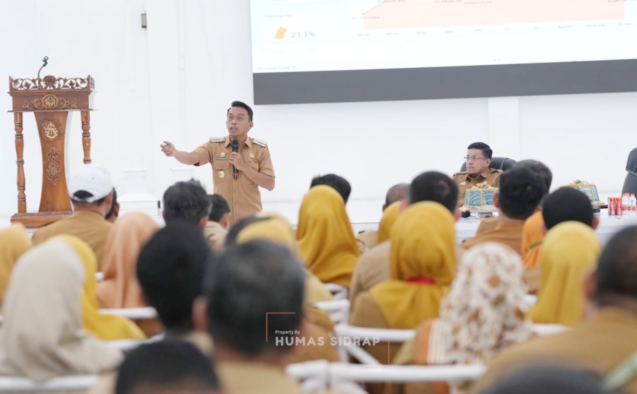 Evaluasi OPD, Bupati Sidrap Instruksikan Optimalisasi Anggaran dan Kinerja untuk Masyarakat