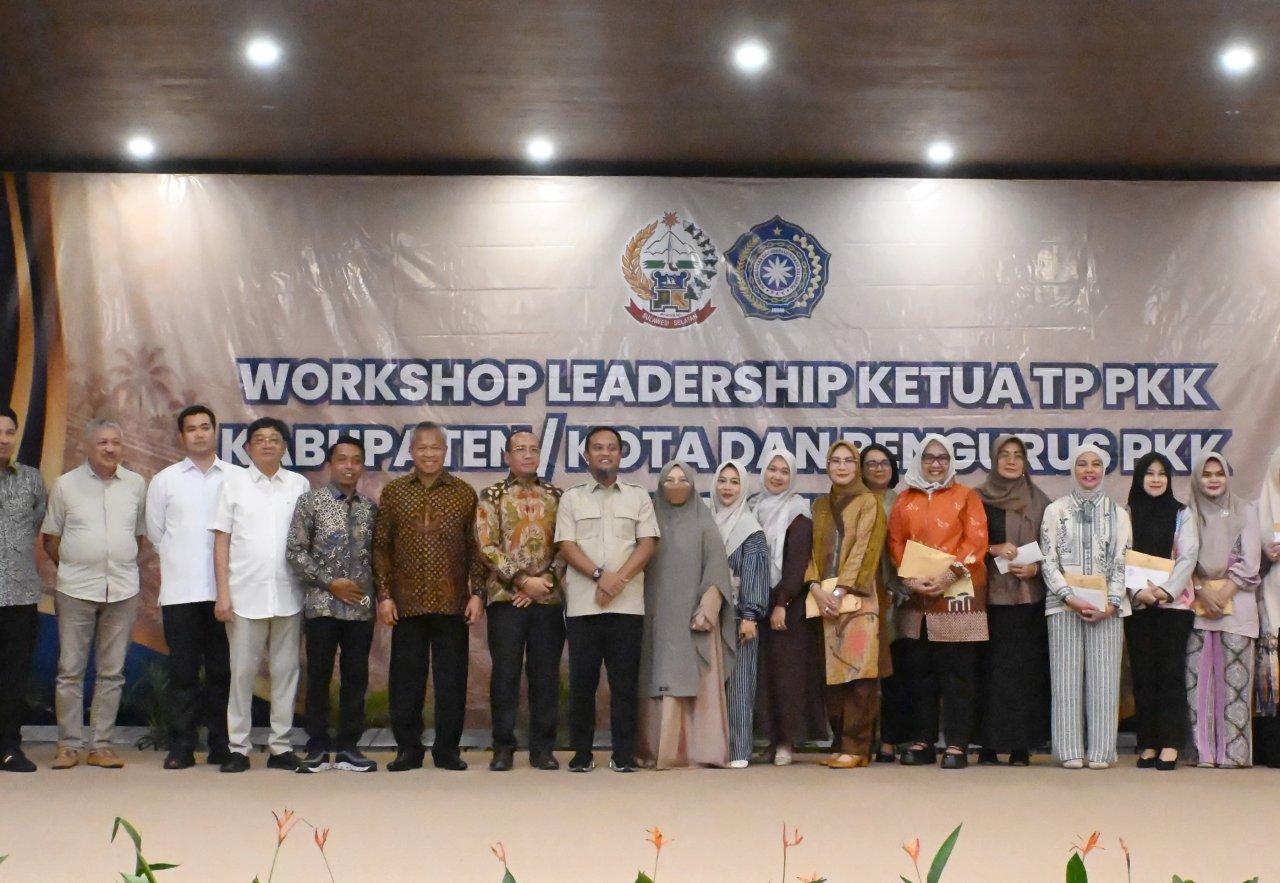 Bupati dan Ketua TP PKK Sidrap Ikuti Workshop Leadership, Perkuat Sinergi Pemberdayaan Keluarga